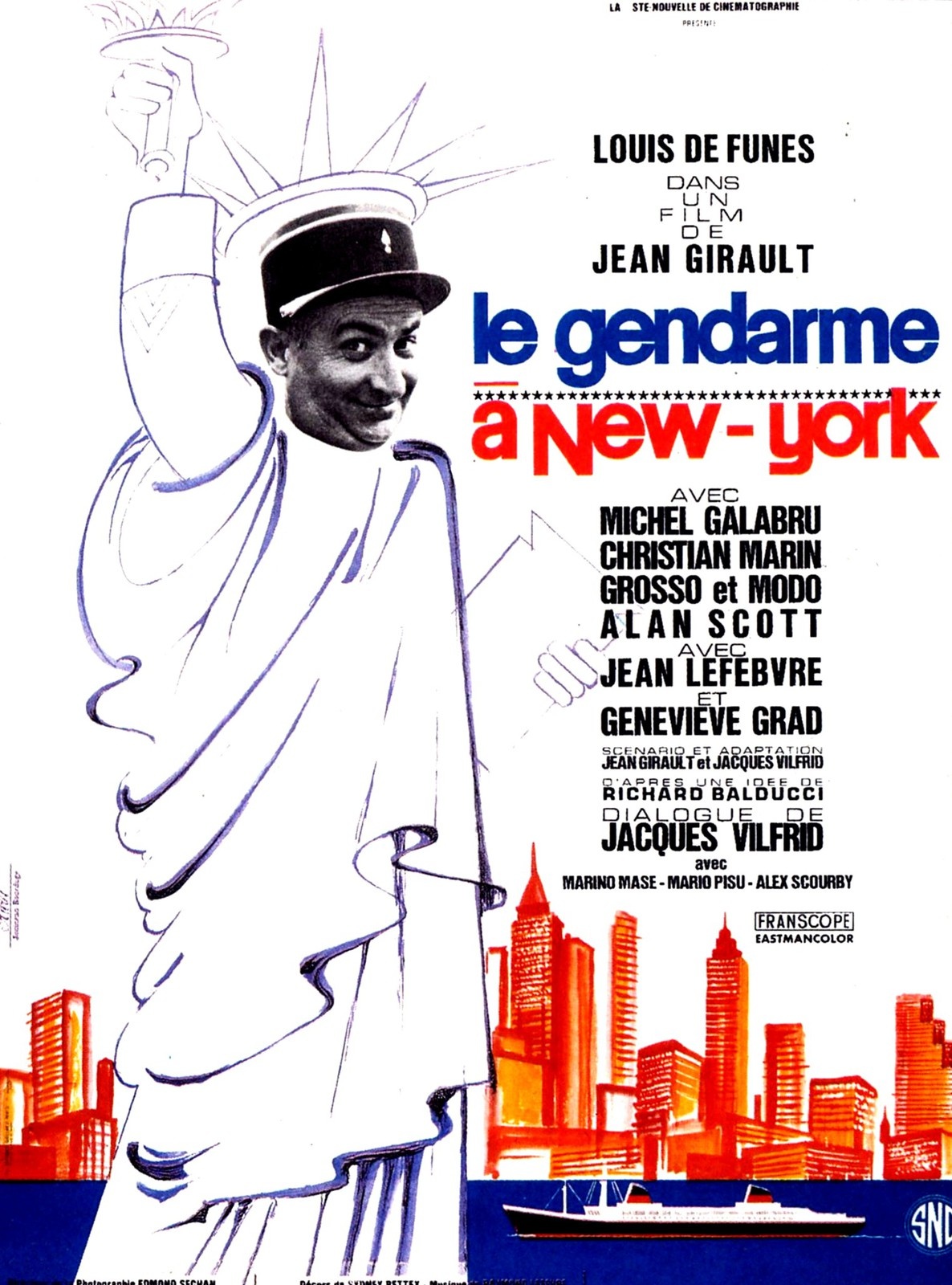 Le gendarme à New York [Audio: French]
